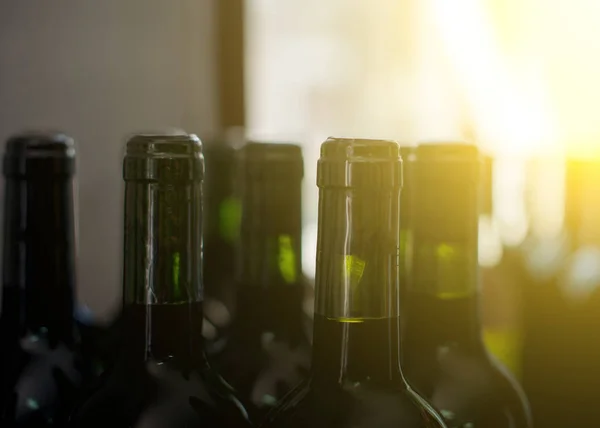 Wine bottles in the wine store. — Stock Photo, Image