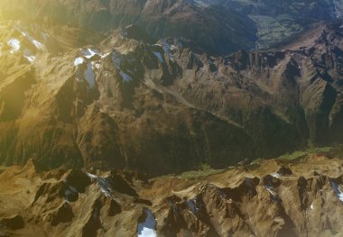 Kanyon Alp dağlarında.