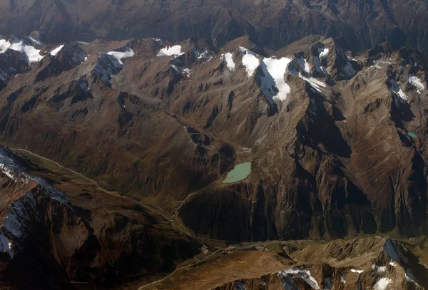 Geleiras nas montanhas dos Alpes . — Fotografia de Stock