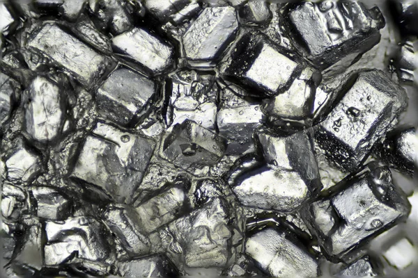Le monde microscopique. cristaux de sucre . — Photo