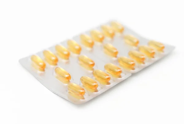 Omega 3 oil in capsules. — Stock Photo, Image