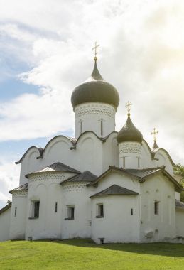 Pskov Merkezi eski kilisede.
