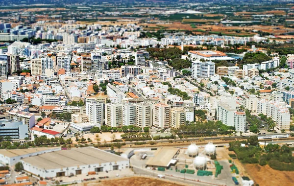 Vista aérea de Faro, Algarve, Portugal . — Foto de Stock