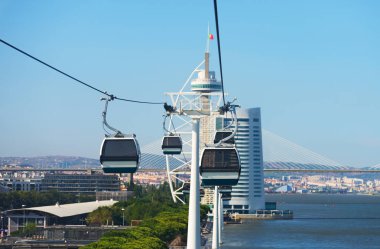 Teleferik setin Lizbon yakınındaki.
