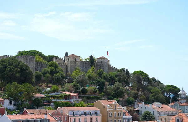 리스본, 포르투갈에 세인트 조지의 성. — 스톡 사진