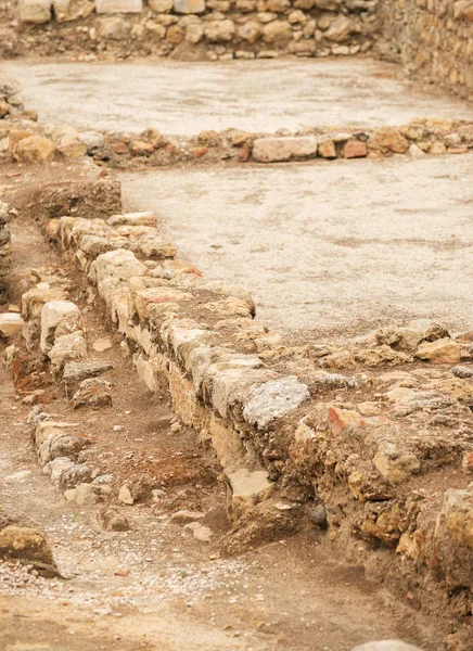 Antik arkeolojik yapı Kazıları. — Stok fotoğraf