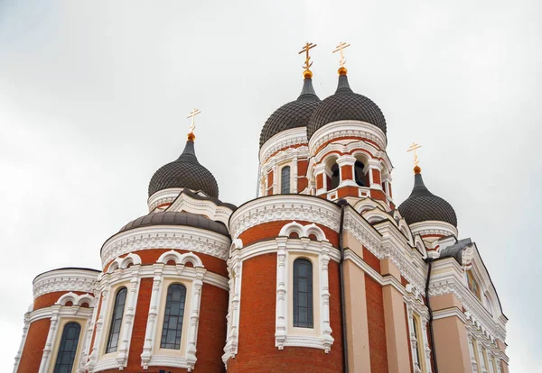 Cattedrale di Alexander Nevsky nella vecchia Tallinn . — Foto Stock