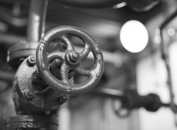 Valve. Part of old power plant. — Stock Photo, Image