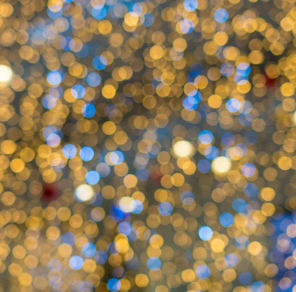Goldenes Bokeh. passend für weihnachtlichen Hintergrund. — Stockfoto
