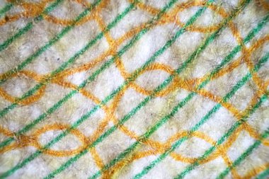 100 ruble yakın çekim. Mikroskobik dünya.