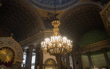 Sankt-Petersburg, Rusya Federasyonu, 22.04.2018 - Kazanskiy Kafedralniy Sobor içinde