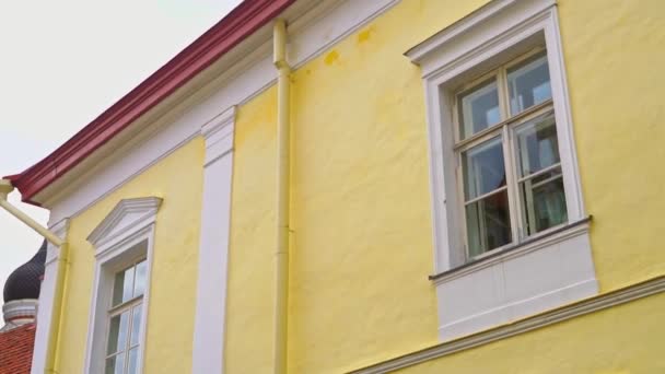 Вид Собор Александра Невского Таллине — стоковое видео