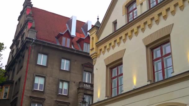 Blick Auf Die Nikolaus Kirche Alt Tallinn — Stockvideo