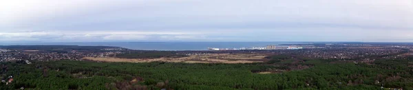 Veduta aerea del porto di Muuga, Viimsi e Maardu in Estonia . — Foto Stock