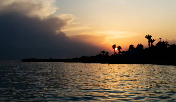 One Most Popular Beaches Europe Sunset — Stock Photo, Image