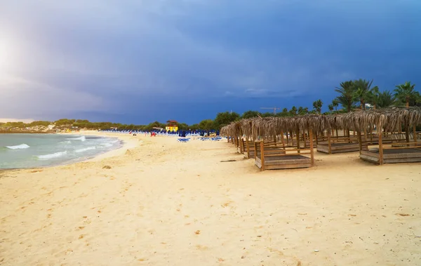 Plaża Vmakronissos Miejscowości Ayia Napa Cypr — Zdjęcie stockowe
