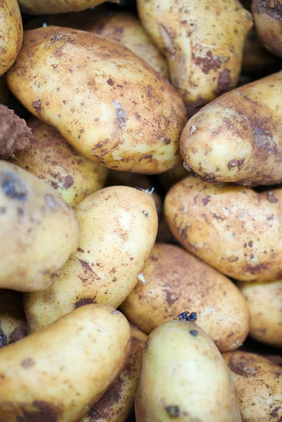 Close View Organic Potatoes Supermarket — Stock Photo, Image