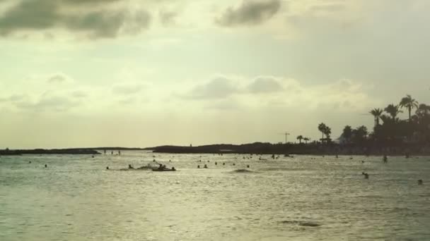 Pláž Nissi Jedna Nejpopulárnějších Pláží Evropy — Stock video