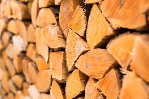 Background of chopped firewood closeup — Stock Photo, Image