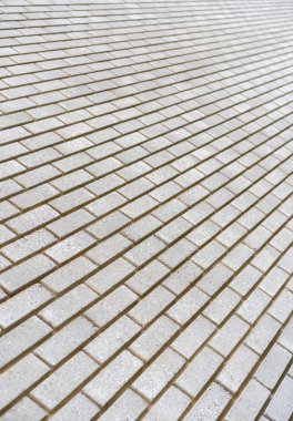 Binanın tuğla cephesinin güzel dokusu