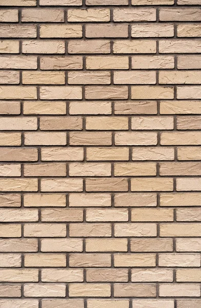 Textura bonita da fachada de tijolo do edifício — Fotografia de Stock