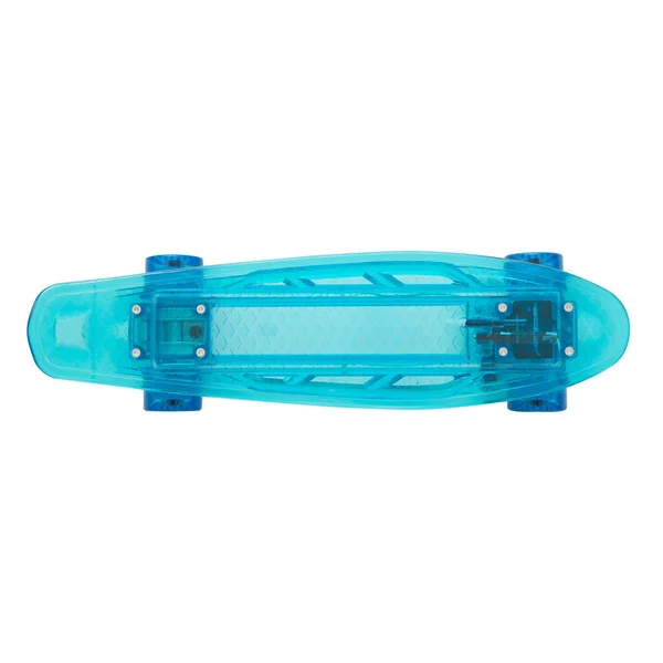 Skateboard coloré moderne - pennyboard isolé sur blanc — Photo