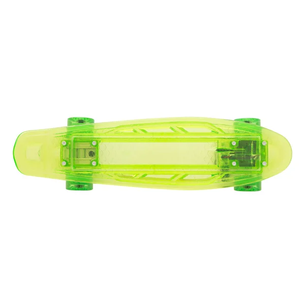 Moderno skateboard colorato - pennyboard isolato su bianco — Foto Stock