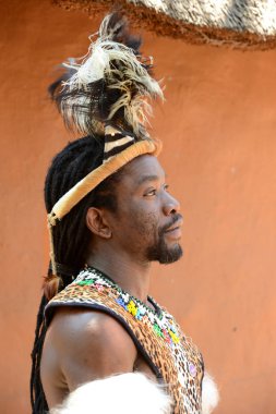 Etnik Zulu savaşçısı