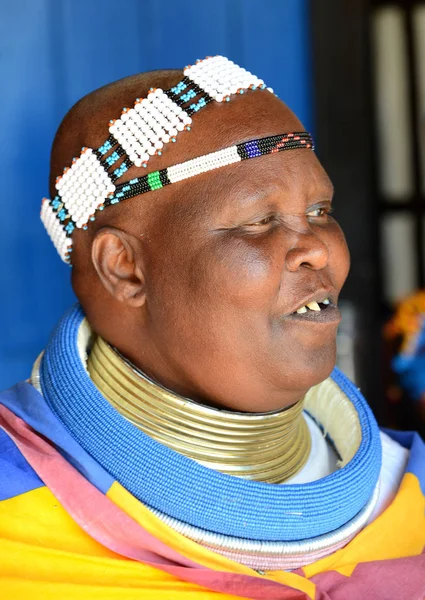 Ndebele tribe woman — Stock Photo, Image