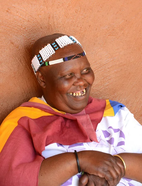 Ndebele 부족 여자 — 스톡 사진
