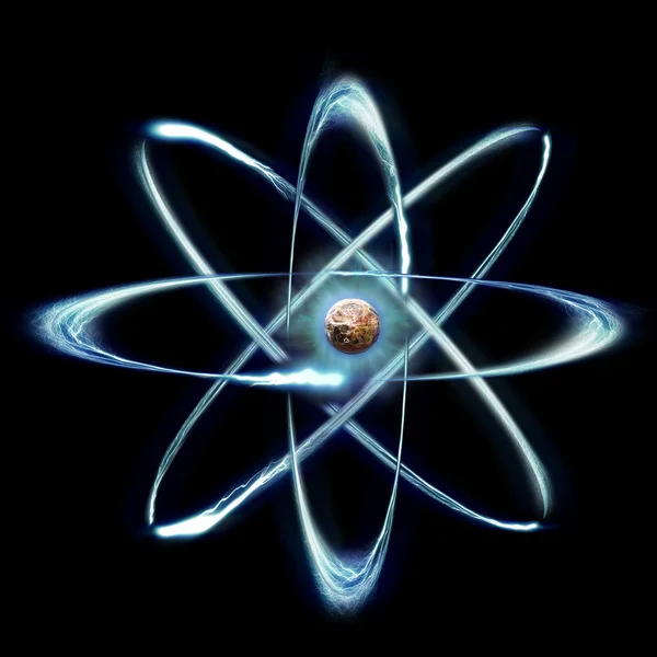 The Atom Model — Stock Photo, Image