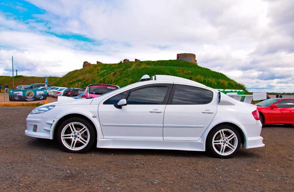 Carro motorizado francês sintonizado . — Fotografia de Stock