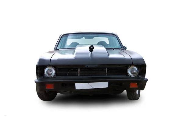 Vintage american muscle-car. White background. — Stock Photo, Image