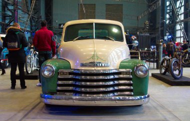 Classic american pickup truck clipart