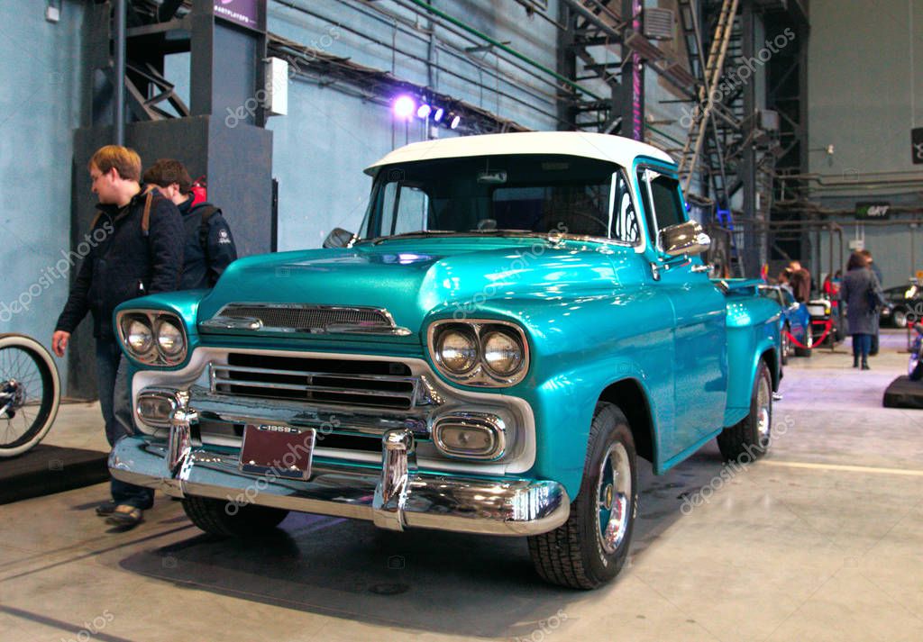 Pictures: 1959 dodge truck | Classic american pickup truck – Stock