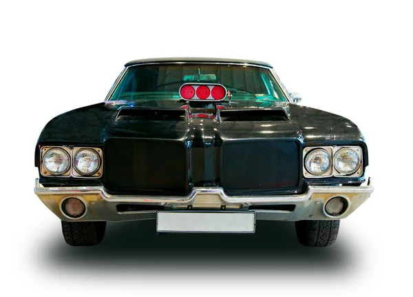 Vintage αμερικανικό αυτοκίνητο μυών. Λευκό φόντο. — Φωτογραφία Αρχείου