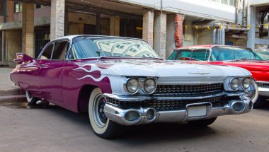 Klasik Amerikan Vintage arabası Cadillac Eldorado 1959.