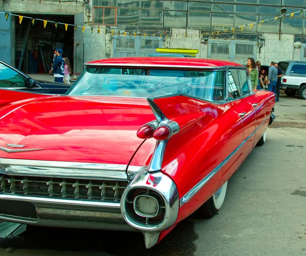 Класичний американський автомобіль Vintage Cadillac Eldorado 1959 року. Погляд назад — стокове фото