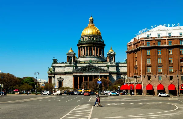 Ісаакіївський Собор Санкт Петербурзі Літо Росія — стокове фото