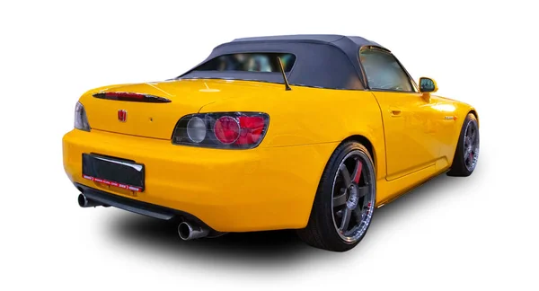 Japanse Sport Roadster Auto Honda S2000 Geïsoleerd Witte Achtergrond — Stockfoto