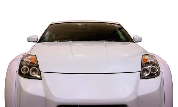 Giapponese Tuning Auto Sportive Nissan 350Z Isolato Sfondo Bianco Vista — Foto Stock