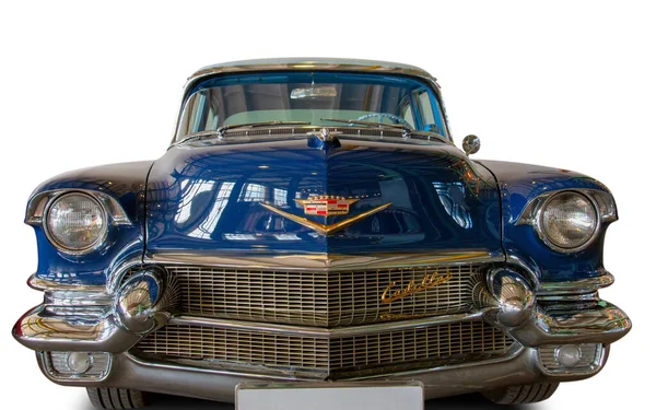 Klassisk Amerikansk Vintage Bil 1951 Cadillac Ville Isolerad Vit Bakgrund — Stockfoto