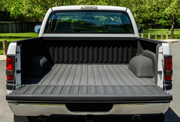 White Truck Bed — Stock Photo, Image