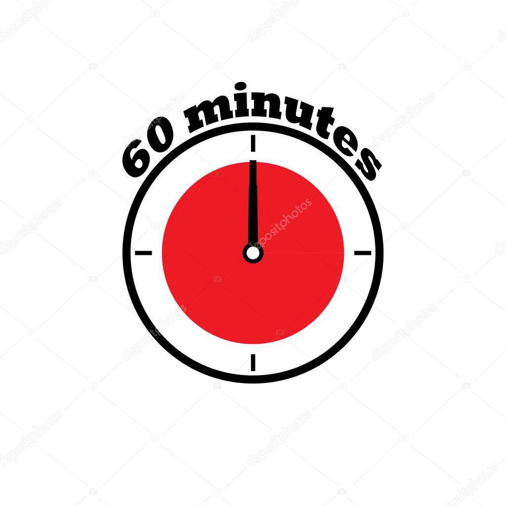 60 minutes clock dial