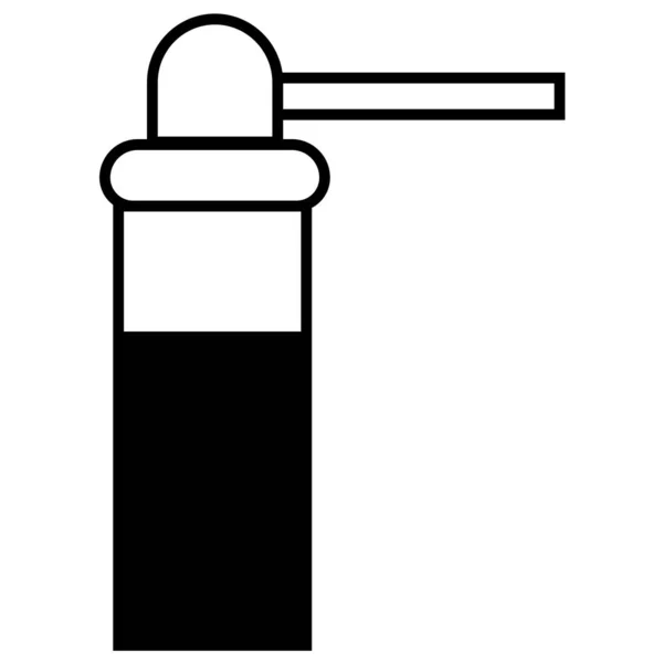 Medicinsk inhalator ikon på en vit isolerad bakgrund. Vektorillustration. — Stock vektor