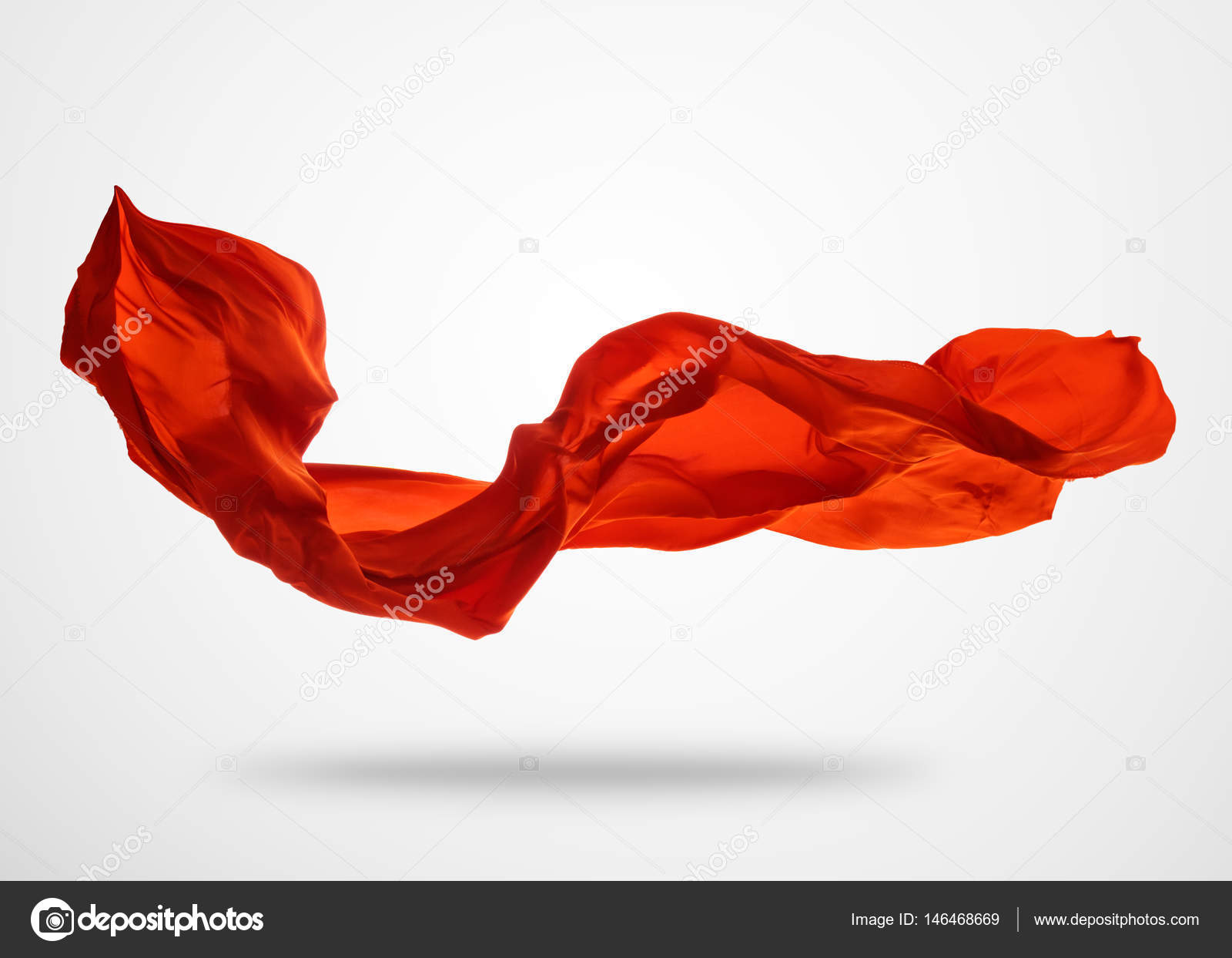 Smooth elegant red cloth on white background Stock Illustration by ©jag_cz  #150120180