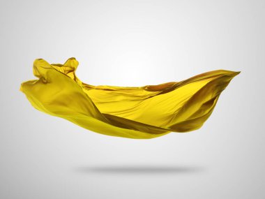 Gri arka plan üzerinde düzgün zarif altın bez