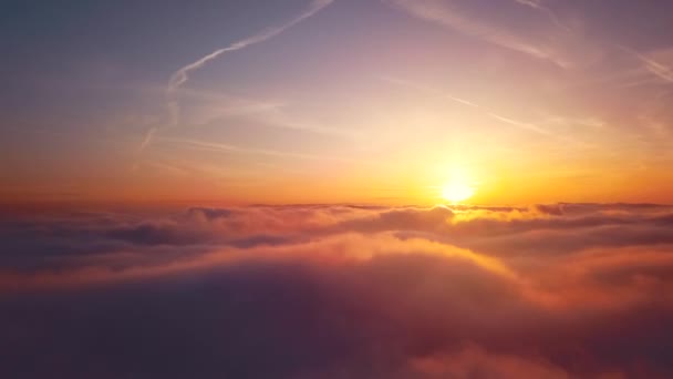 Bulutlar zaman atlamalı yukarıda — Stok video