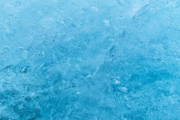 Texture of glacier ice in close-up detail — Stock Photo, Image