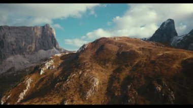 Dolomites Dağları'nın hava görüntüleri